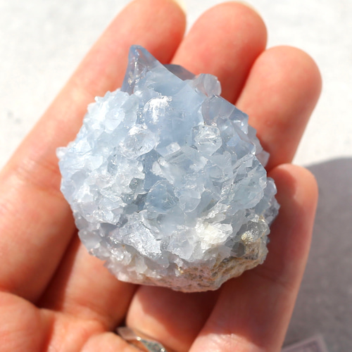 ミニ セレスタイト クラスター天青石 天使の石 鉱物 天然石 安眠 癒し