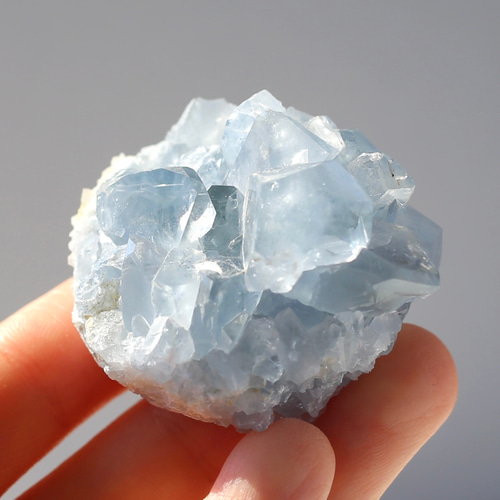 ミニ セレスタイト クラスター天青石 天使の石 鉱物 天然石 安眠 癒し