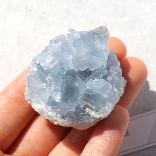 ミニ セレスタイト クラスター天青石 天使の石 鉱物 天然石 安眠 癒し