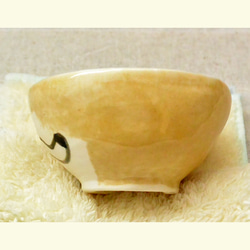 おこじょカップ　ぐいのみ　手作り陶芸　白いオコジョ　イタチ系　陶器 4枚目の画像