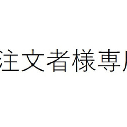 【ご注文者様専用】 1枚目の画像