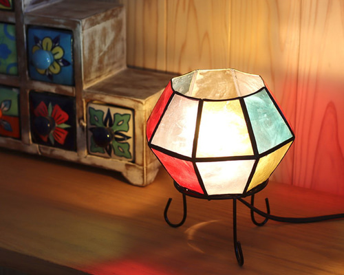 カピス貝 ボールランプ スタンドライト・テーブルランプ holy fruit