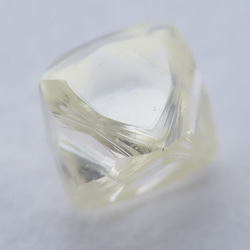 天然 ダイヤモンド ソーヤブル結晶 正八面体 0.456ct Hカラー VVS1  ソ付 #25870 1枚目の画像