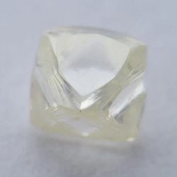 天然 ダイヤモンド ソーヤブル結晶 正八面体 0.456ct Hカラー VVS1  ソ付 #25870 2枚目の画像