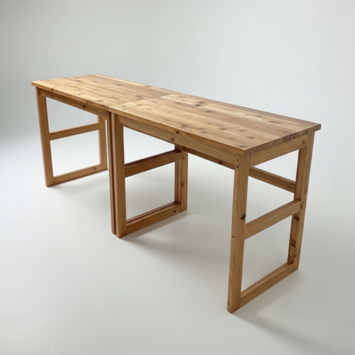 折り畳みテーブル　折り畳みデスク　木製　ハンドメイド 折りたたみテーブル 机・デスク Woodwork mic 通販 17494282｜Creema