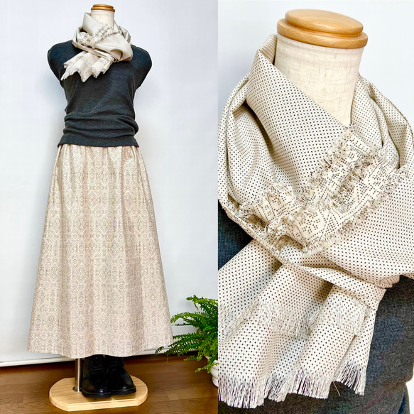 幾何学模様白大島