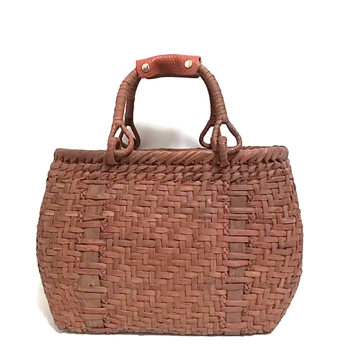 山葡萄バッグ楕円ニ列太め編み かごバッグ 山葡萄バッグ魅力 通販  