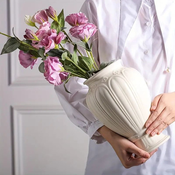 希少品！50s貴婦人の花瓶　陶器女性の置物　アメリカアンティークJapan輸出品 希少品！ 50's 貴婦人の花瓶 JAPAN製 陶器女性アメリカアンティーク