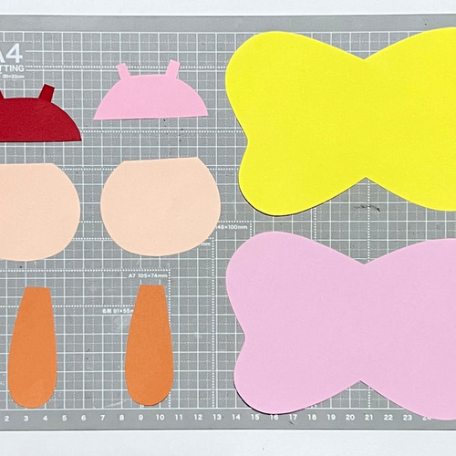 ちょうちょ製作 製作キット 4月製作 春 型紙 保育製作キット販売