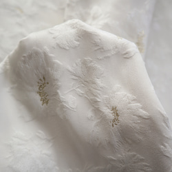 ジャガード織り生地 ゴブラン織り 花柄 立体感 ボタニカル柄 5枚目の画像