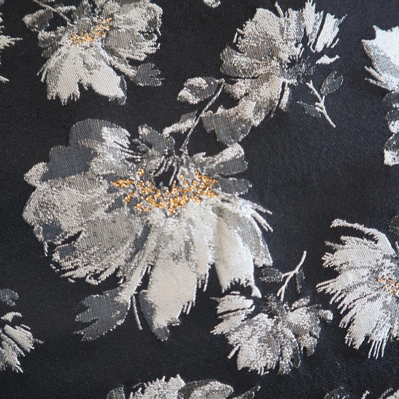 ジャガード織り生地 ゴブラン織り 花柄 立体感 ボタニカル柄 10枚目の画像