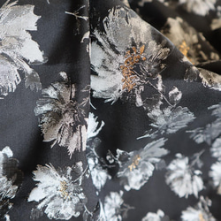 ジャガード織り生地 ゴブラン織り 花柄 立体感 ボタニカル柄 9枚目の画像