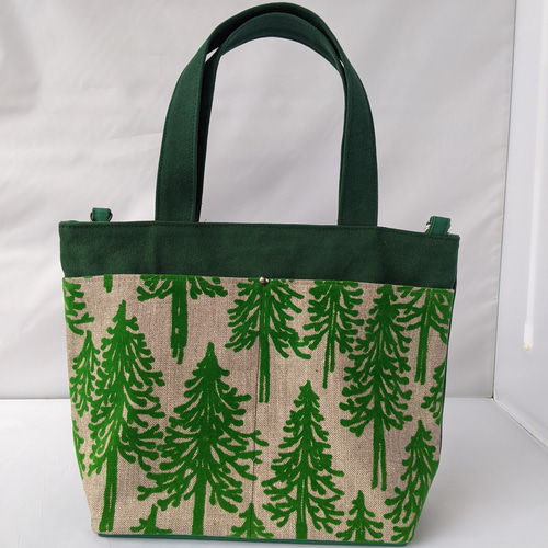 ミナペルホネン・メッツァグリーンBag【metsa/green】2wayトート