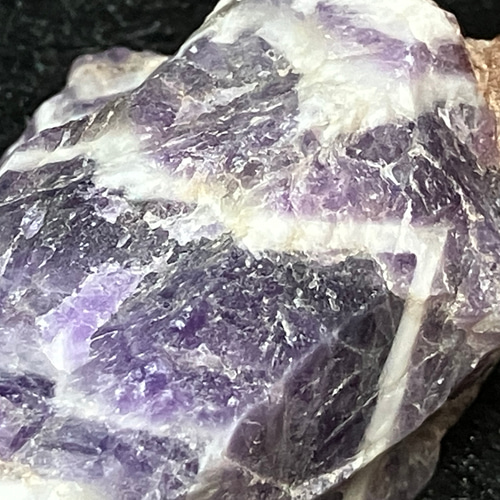 シェブロンアメジストクラスター(ブラジル産） シェブロンアメジスト ブラジル産 12.0mm玉 大特価 №1