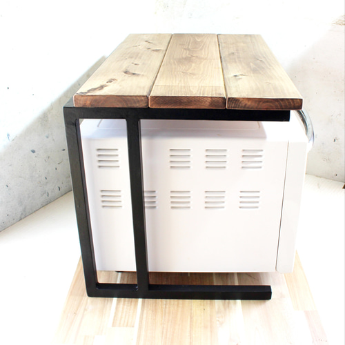 アイアン電子レンジラック・オーブン台・トースターラック 棚