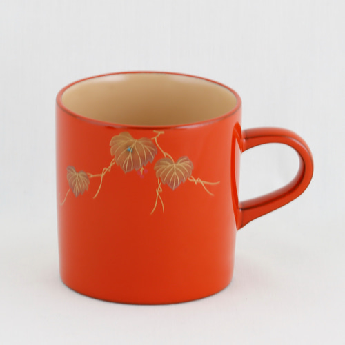 伝統工芸 輪島塗 ペア珈琲カップ 蔦蒔絵【1103-1】 ティーカップ 伝統