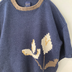 手編み機による　Mimosa Sophie Sweater 8枚目の画像