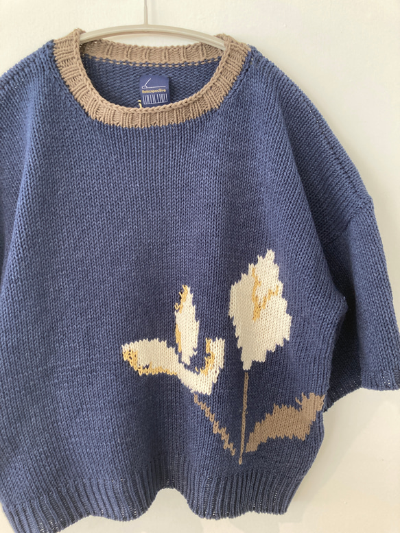 手編み機による　Mimosa Sophie Sweater 8枚目の画像