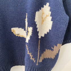 手編み機による　Mimosa Sophie Sweater 6枚目の画像