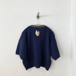 手編み機による　Mimosa Sophie Sweater 9枚目の画像