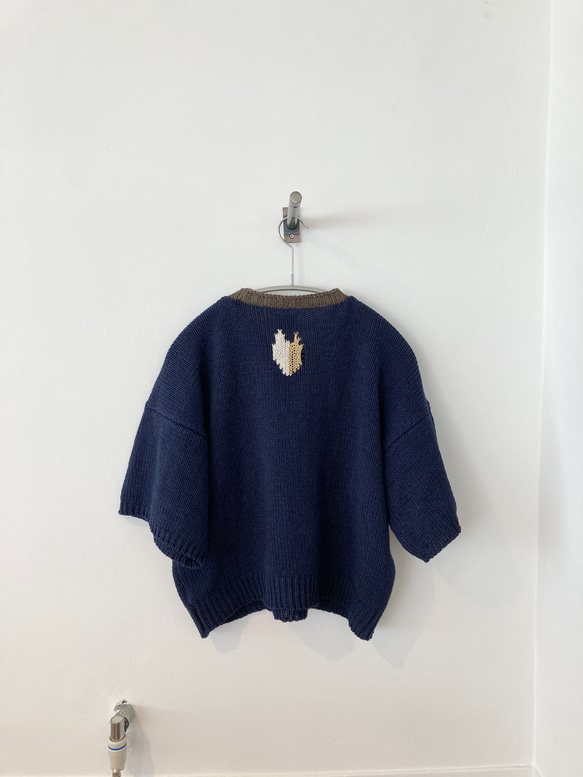 手編み機による　Mimosa Sophie Sweater 9枚目の画像