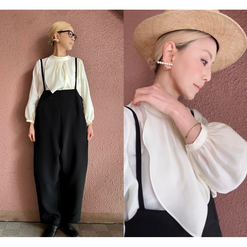 超軽量❤️長さ選べる❤️ボタンで長さも調整可能❤️だぼっと大人のモードサロペット❤️ 絶妙シルエット❤️オールシーズン