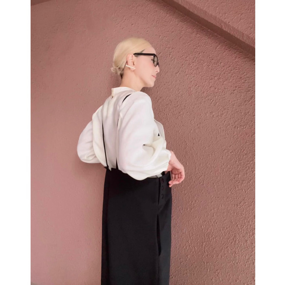 超輕❤️選擇您的長度❤️可調節長度，帶紐帶❤️寬鬆精緻的工裝褲❤️精緻的輪廓❤️四季皆宜 第11張的照片