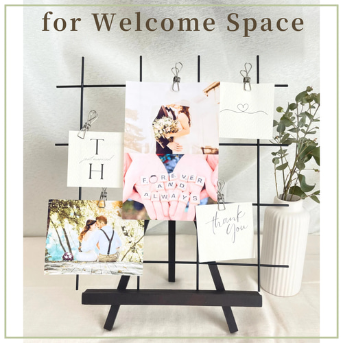 ミールヘーデン】 BLK 結婚式 ウェルカムスペース フォト