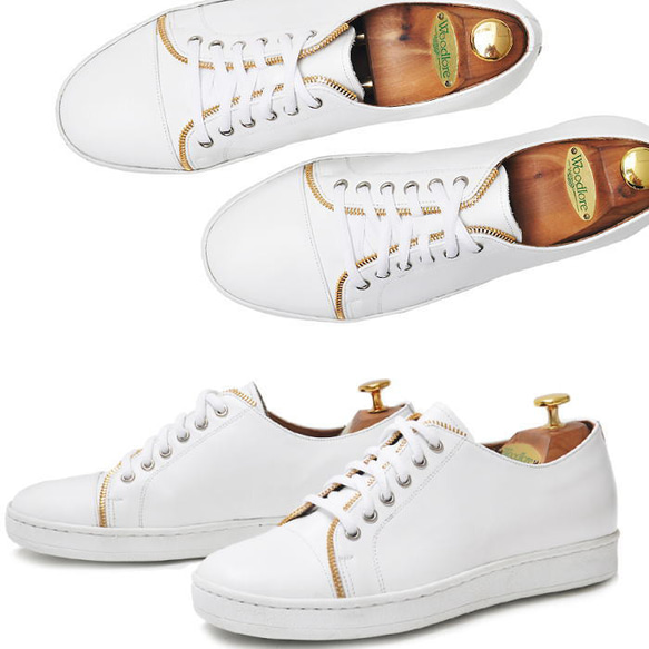 レザースニーカー 本革スニーカー スニーカー メンズスニーカー 本革 オーダーシューズ 靴 