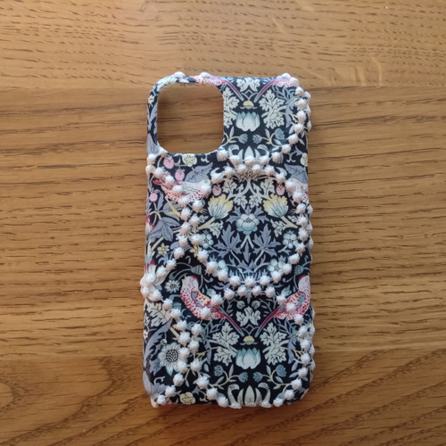 受注製作*ミナペルホネン*いちご泥棒 チャコール *mina perhonen