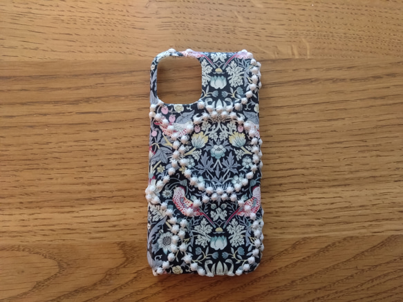 受注製作*ミナペルホネン*いちご泥棒 チャコール *mina perhonen