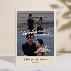 選べるデザイン！結婚式 オリジナル ウェルカムボード