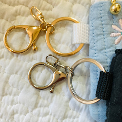 ライヴリーダイナソーと３つの卵　コインケース　ヌビ　イブル　ミニポーチ　ヌビポーチ　刺繍　KZhermosa 恐竜 7枚目の画像