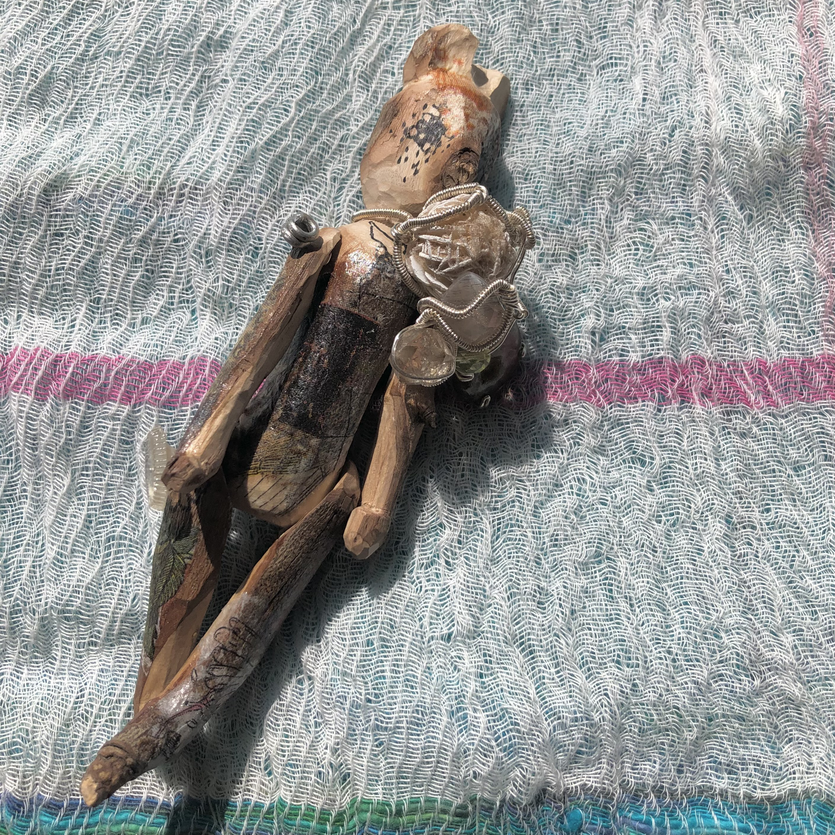 鉱物doll  旅するくま　『すな』