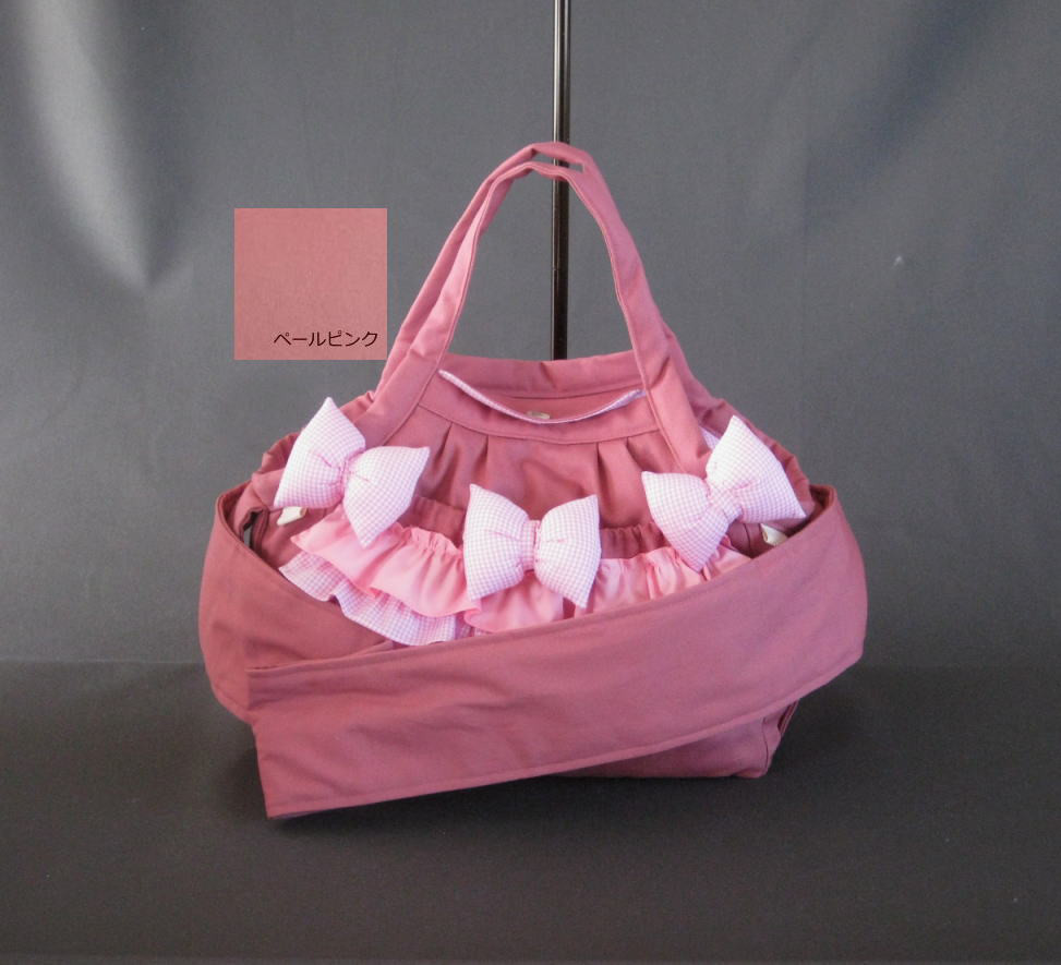 受注制作　Ｍサイズ　肩ベルト１００センチ　小型犬用スリング　手提げ２ウェイ紀州帆布　キャリーバッグ