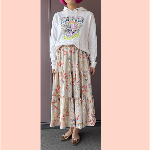 スカート リメイク レトロ 1点もの 古着 リメイク スカート 一点物 ミニスカート Heysup 通販