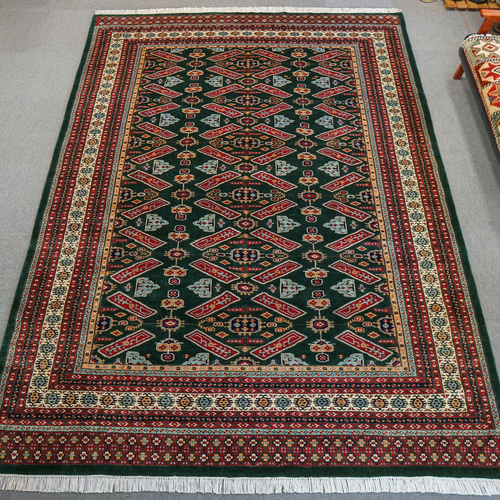 312×224cm【パキスタン手織り絨毯】 カーペット・絨毯・ラグ 312×224cm【パキスタン手織り絨毯】 カーペット・絨毯・ラグ