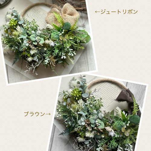 アーティフィシャルフラワーのボタニカルリース 母の日/父の日/誕生日