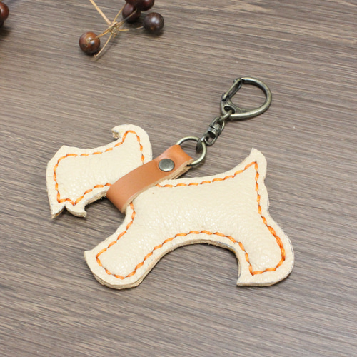 ミニチュアシュナウザーのバッグチャーム/キーホルダー【在庫品