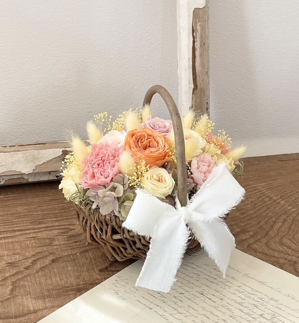 花いっぱい、ときめくバスケット_06 1枚目の画像
