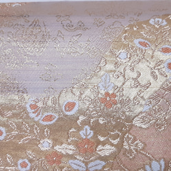 ワンタッチ帯　くらわん帯　正絹袋帯リメイク　正倉院鳳凰文様　作り帯　 9枚目の画像