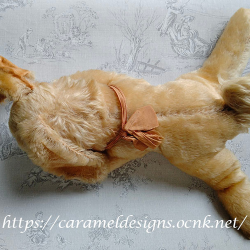 シュタイフ 眠りうさぎ 送料無料 ぬいぐるみ キャラメルデザイン