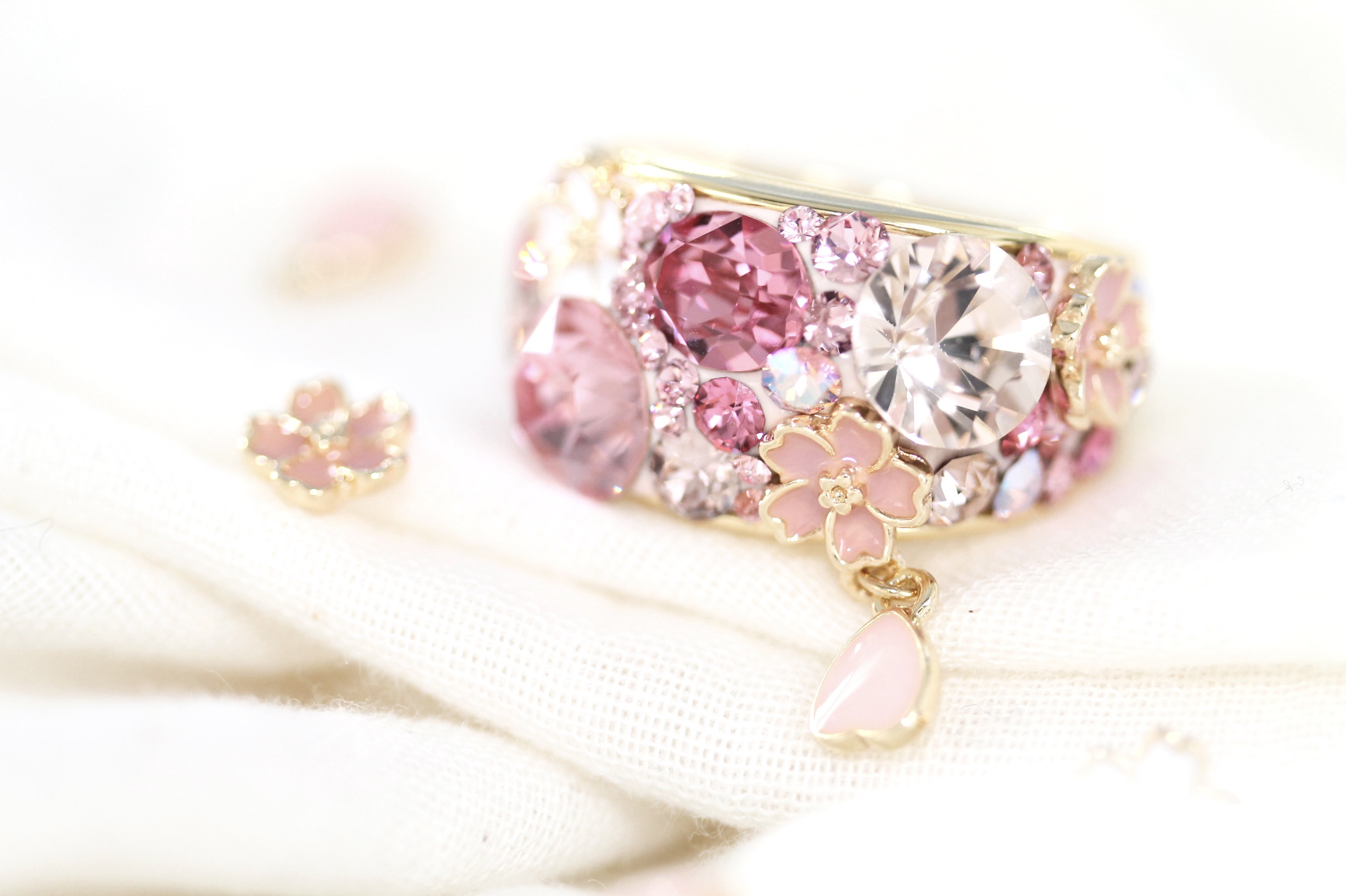 華やか桜リング❀ブロッサムピンク ❀´-