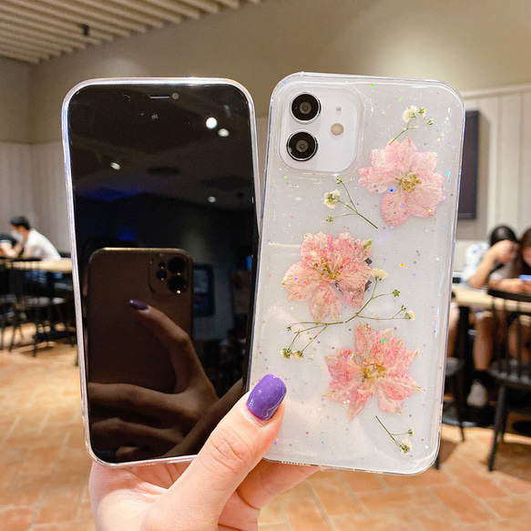 iPhone15ケース スマホケース 桜 さくら スマホカバー クリアケース iPhone15pro iPhone14 4枚目の画像