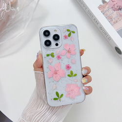 iPhone15ケース スマホケース 桜 さくら スマホカバー クリアケース iPhone15pro iPhone14 9枚目の画像