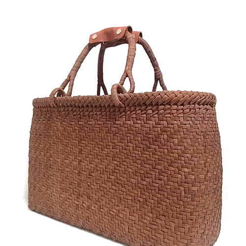 山葡萄バッグ横長高級極細網代 山葡萄バッグ横長高級極細網代 かごバッグ 山葡萄バッグ魅力 通販