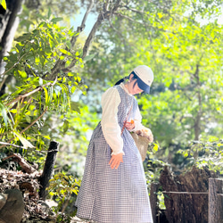 フリルエプロンワンピース　アセロラ 17枚目の画像