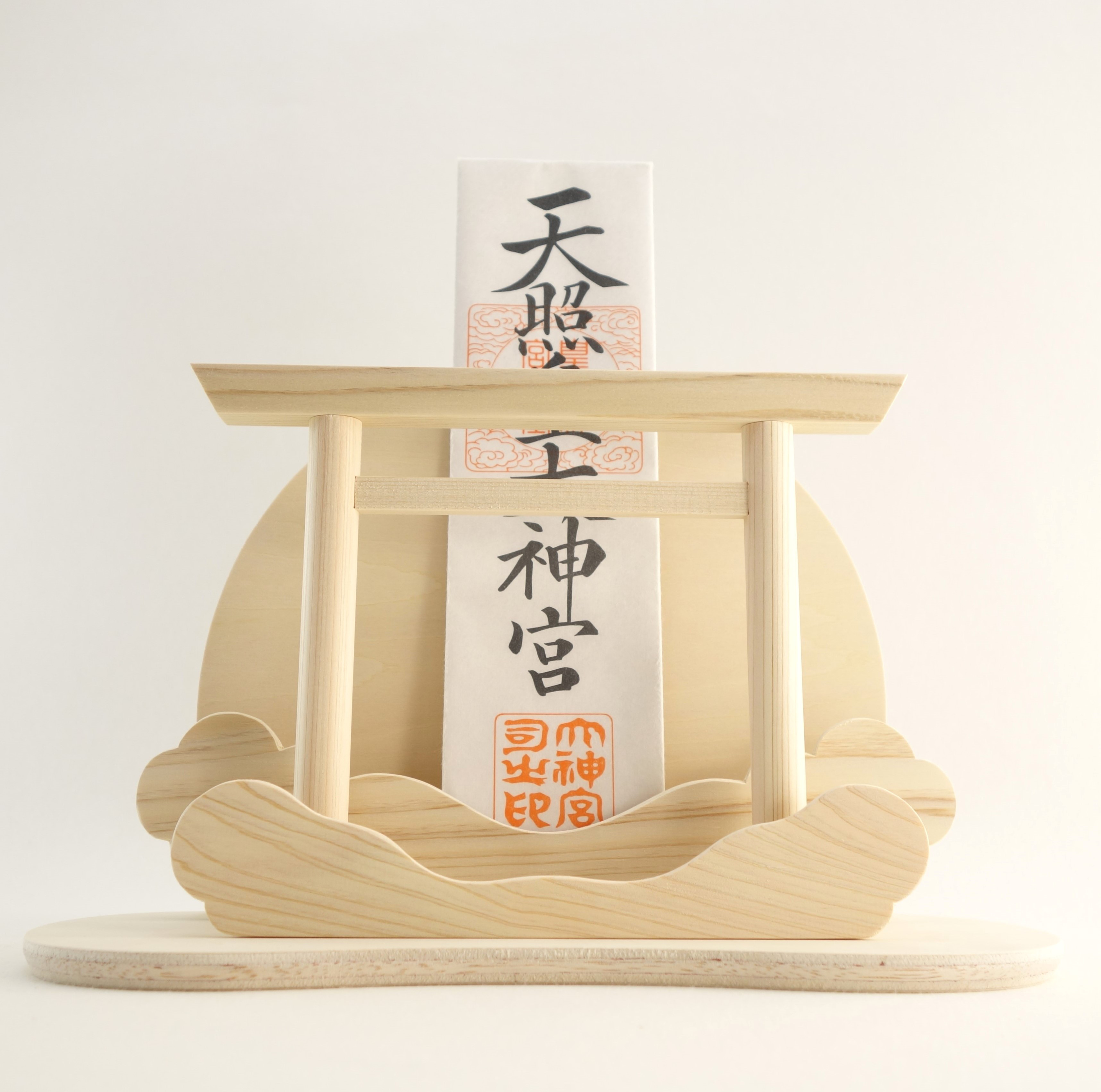 御札立て《しんめい》壁掛け可　　極小神棚　モダン神棚　コンパクト神棚　御札立て　お札