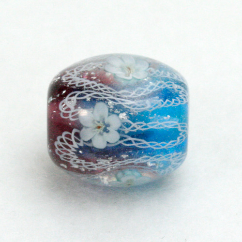 花とんぼ玉 とんぼ玉 ガラス なみなみ キラキラ ネックレス