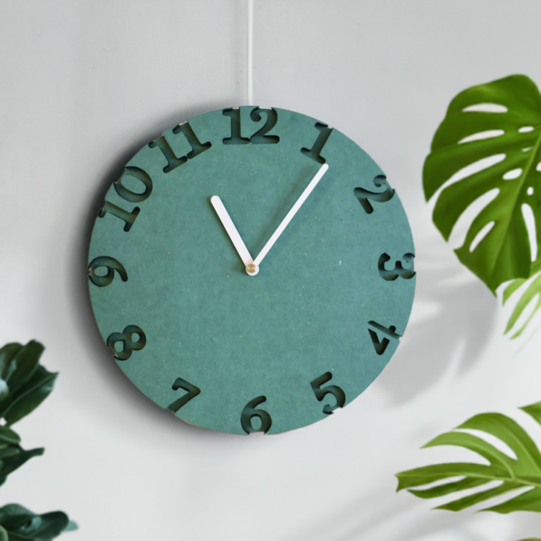 【1枚のみ1000円クーポン配布中】IsshiKi GREEN ナチュラルな壁掛け時計